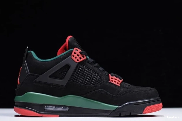 Black Jordan Red Green-Varsity Air Gorge 1055 4 NRG NewStyle AQ3816- GUCC 0622